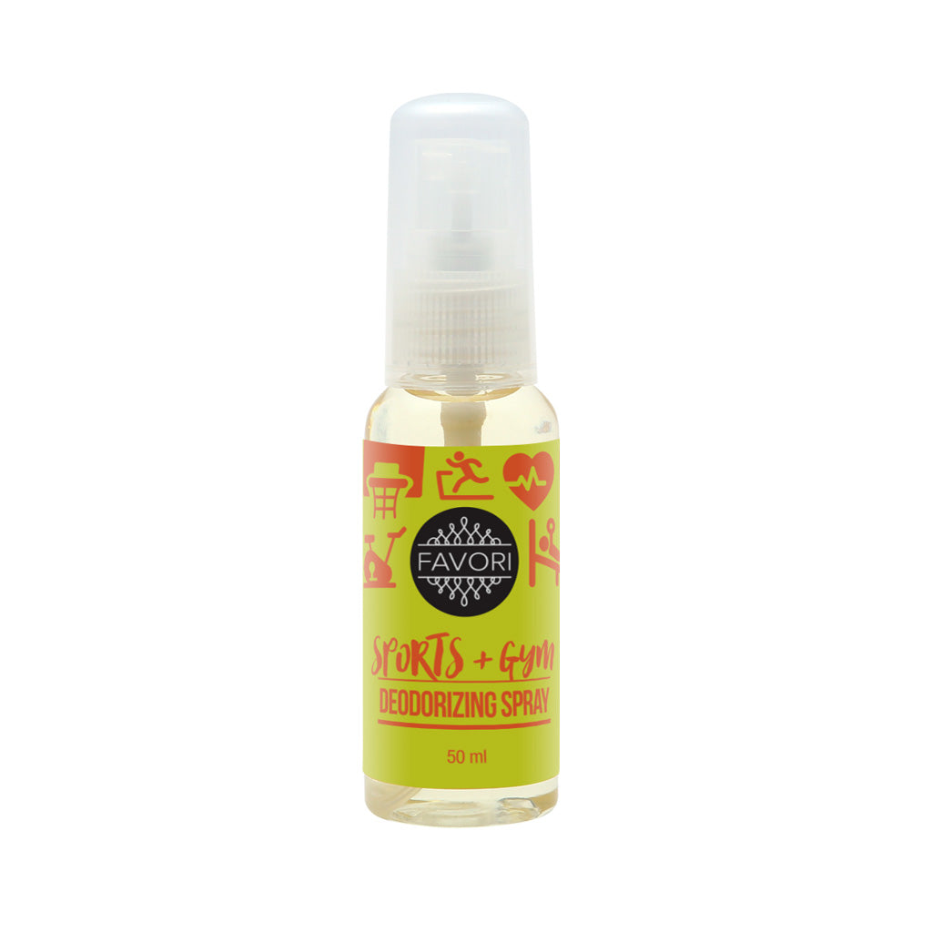 Sports and gym FAVORI Scents Deodorizing Air Spray bottle, 50 ml.