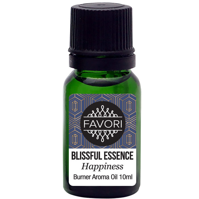 A bottle of FAVORI Scents' Blissful Essence Burner Aroma Oil, 10ml.