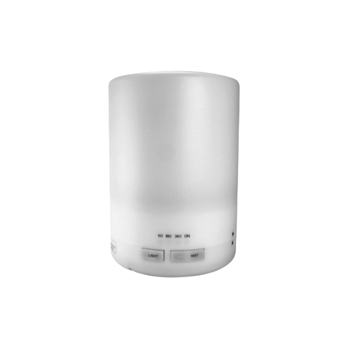 The FAVORI Scents Aroma Diffuser & Humidifier is a white cylinder with control buttons at the base.