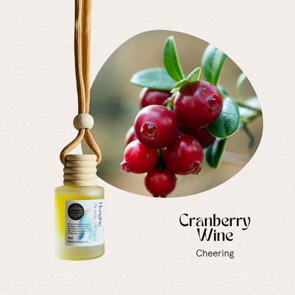 The FAVORI Scents Cranberry Wine Hanging Aroma Diffuser (HAD) adds long-lasting fragrance to your space.