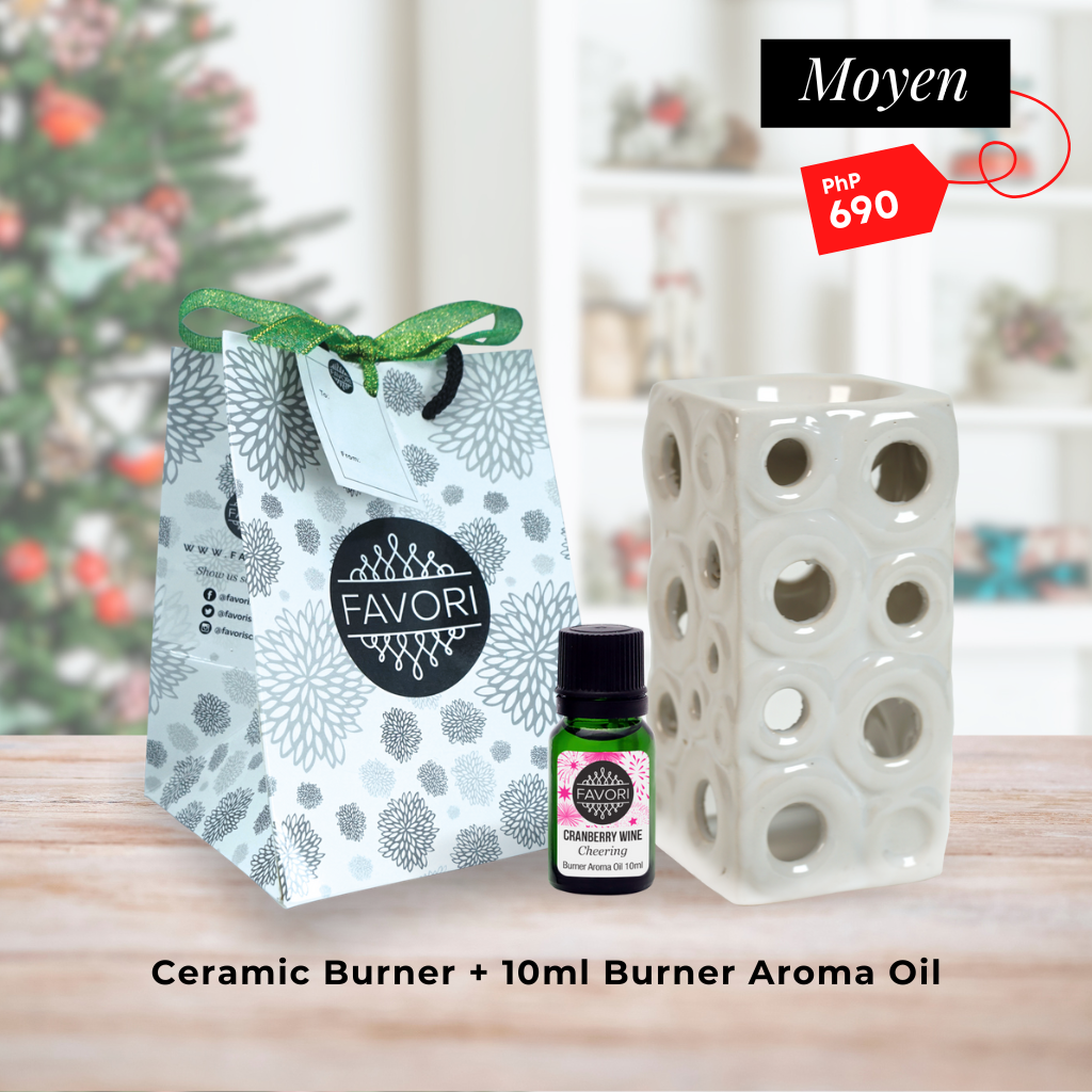 Ceramic Burner Device+10ml BR Aroma Oil