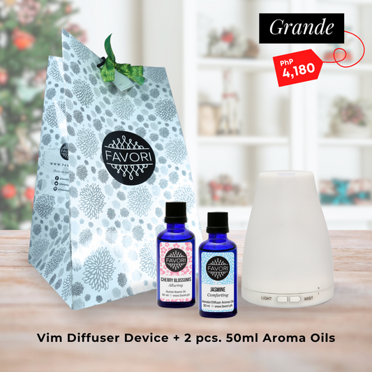 Vim Diffuser Device+50ml AD Aroma Oils - 2 pcs