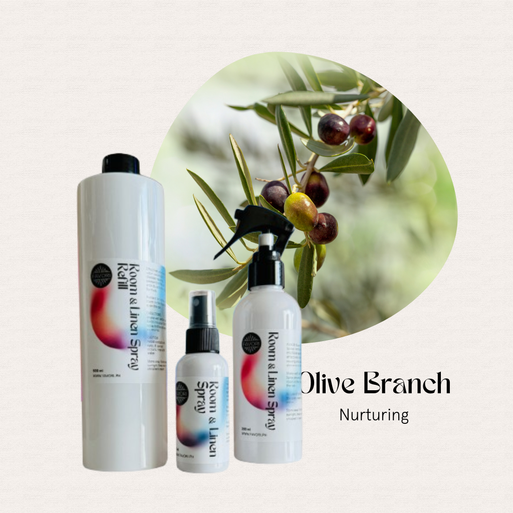 FAVORI Scents Trio Air Spray—now eliminates odors for rooms & linen.