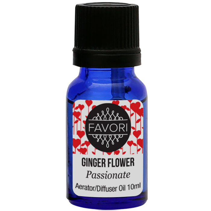 A FAVORI Ginger Flower Aerator/Diffuser (AD) Aroma Oil, 10ml.