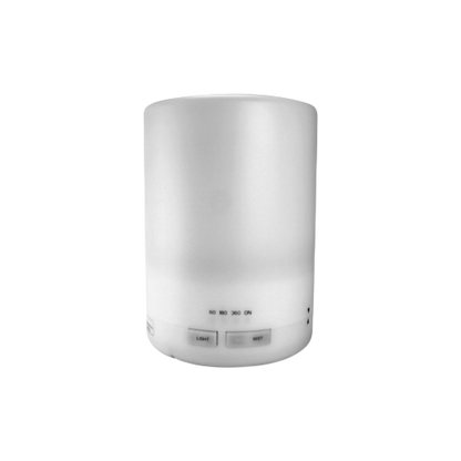The FAVORI Scents Aroma Diffuser & Humidifier is a white cylinder with control buttons at the base.